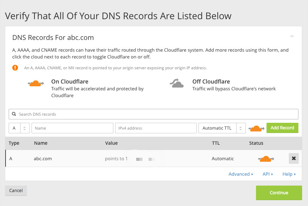 DNS records. Cloudflare. Cloudflare проверка. Cloudflare IPFS.