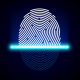 photo of fingerprint with blueray scanner